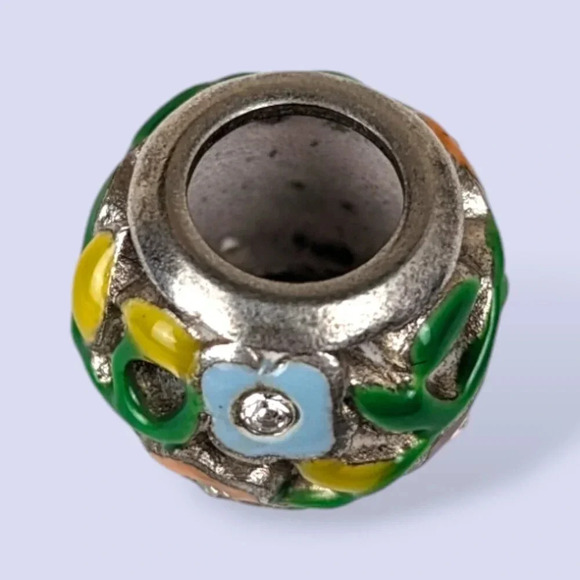 (2/$20) 14mm Brighton Flower Child Bead Charm - Picture 2 of 4